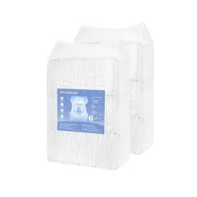 Disposable Dog Diapers, Super Absorbent Female Dog Diapers, 360Â° Leak-Proof Female Doggy Pet Diaper with Wetness Indicator for Heat Period, Training
