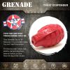USA-K9 Grenade Shaped eDispenser Durable Dog Chew Toy & Treat Dispenser - Army Green