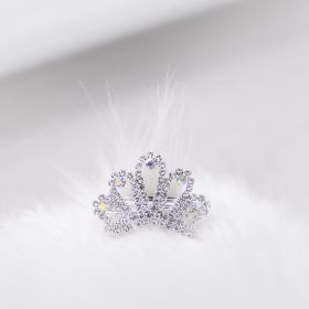 Tiara Barrette (Color: Silver)